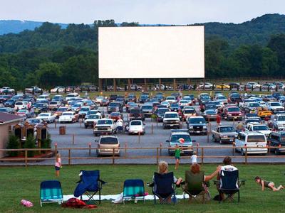 Drive-in cinema in and around London City