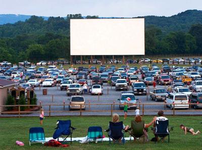 Drive-in cinema in and around London City