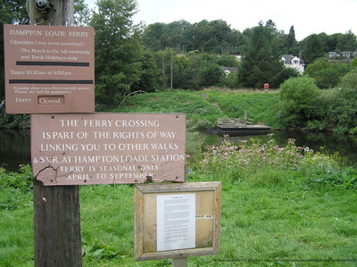 Hampton Loade car park, Shropshire